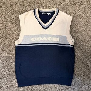 Coach Knit Vest